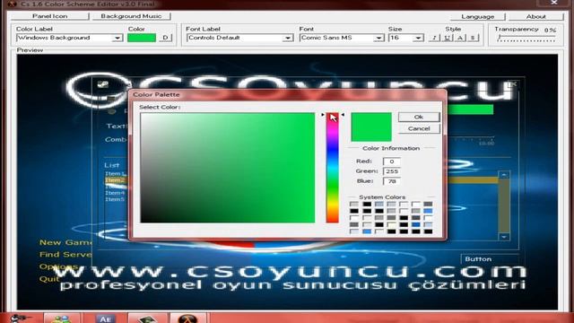 cs 1.6 color scheme editor v3.0 final смотреть онлайн