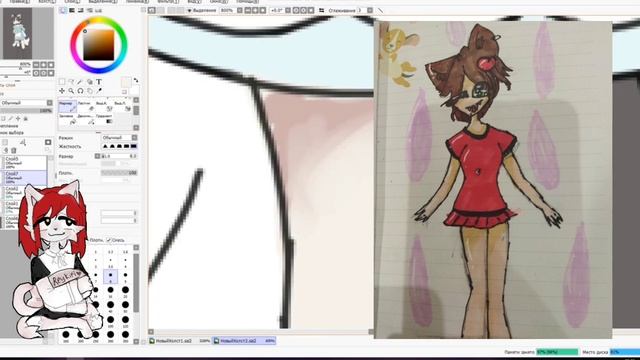 МОИ СТАРЫЕ РИСУНКИ... ~ speed paint ~ сторитайм ( я новый аниматор ) смотреть онлайн