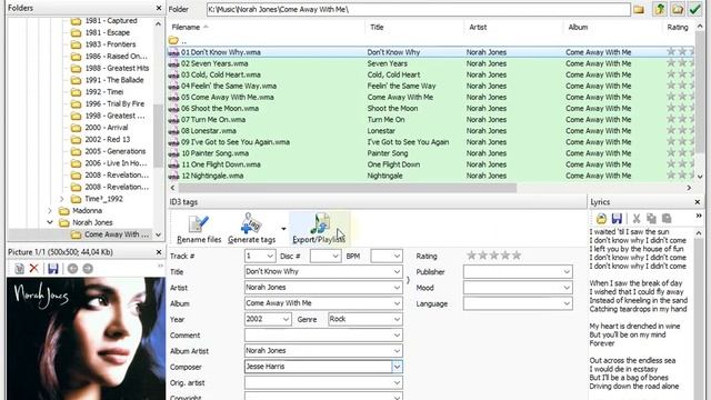 How to copy an album cover to other songs. MP3Tag Pro by ManiacTools смотреть онлайн