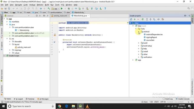 Make an Android App Like UBER | Getting everything ready | part 1 | Android Studio 3.0.1 смотреть онлайн