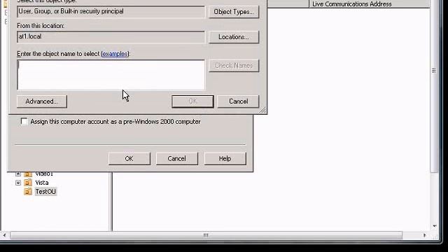 Create new computer account in Windows 2008 Active Directory смотреть онлайн