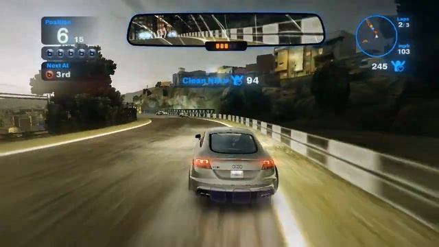 Audi TTS Coupe, blur, PC Game смотреть онлайн