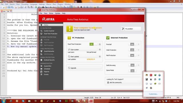 Avira Manual Update Solved смотреть онлайн
