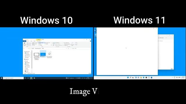 Windows 11 vs Windows 10 Side by Side Comparison #Windows11 смотреть онлайн