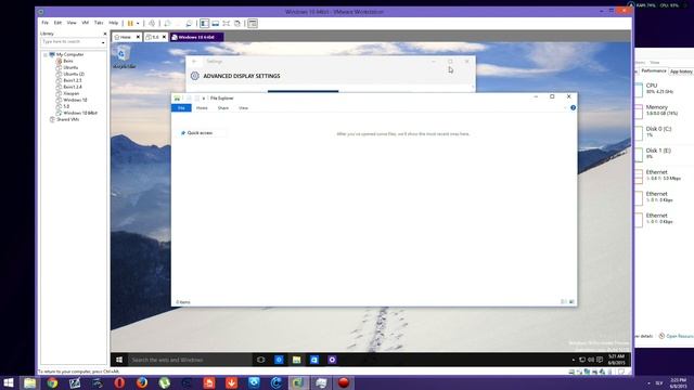 Microsoft Windows 10 Professional Insider Preview - Installation & First Boot Up смотреть онлайн