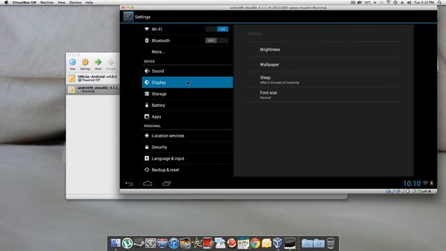 Jelly Bean Android on iMac VBox смотреть онлайн