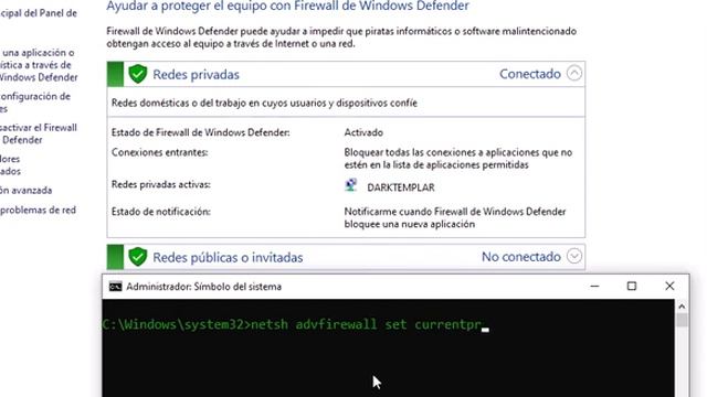 Desactivar el Firewall de windows por comando CMD Windows 10 смотреть онлайн
