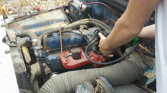 1974 Jeep DJ5 First Start in 20 years - AMC 232 Inline 6 смотреть онлайн