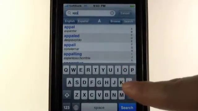 iPhone apps - Spanish English Dictionary смотреть онлайн