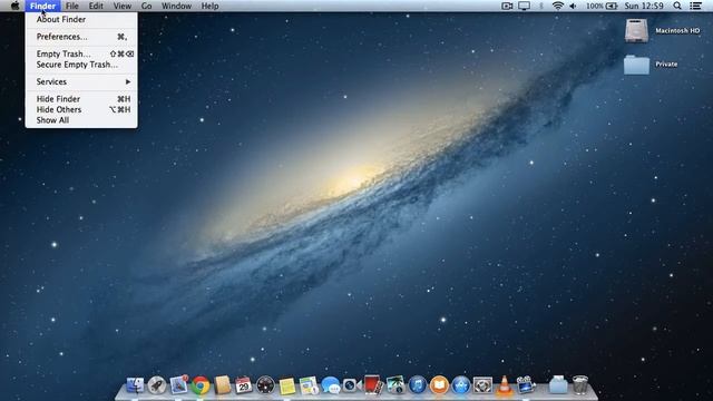 Add Macintosh HD Icon top Desktop in OS X смотреть онлайн