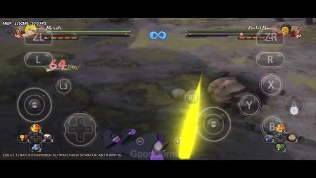 Naruto ultimate ninja storm storm 4 testing with egg ns Emulator android смотреть онлайн