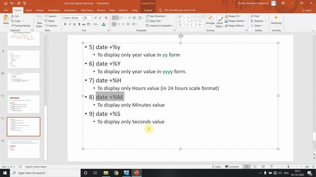 Unix | Linux Shell Scripting | date and cal command and its options (D,d,m,y,Y) | Part-8 смотреть онлайн