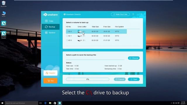 How to Back up C Drive to External Hard Drive in Windows 10 смотреть онлайн