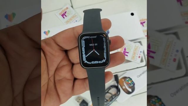 IWatch 7 Smartwatch | Smartwatch Iwatch 7 | Watch 7 | Iwatch 7 Smartwatch Unboxing Review | #watch7