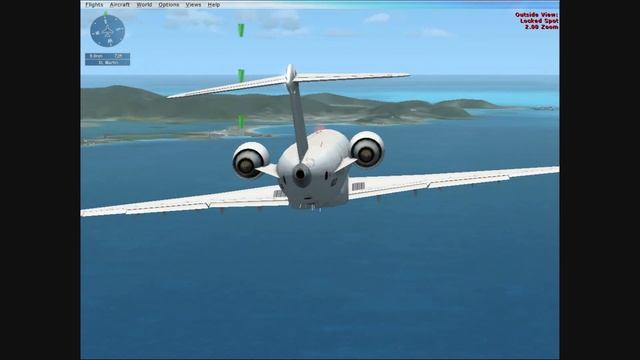 Flight Simulator X Demo second landing on windows 7 смотреть онлайн