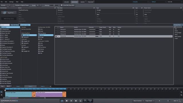 Quickly Locate MIDI Grooves in Superior Drummer 3 смотреть онлайн