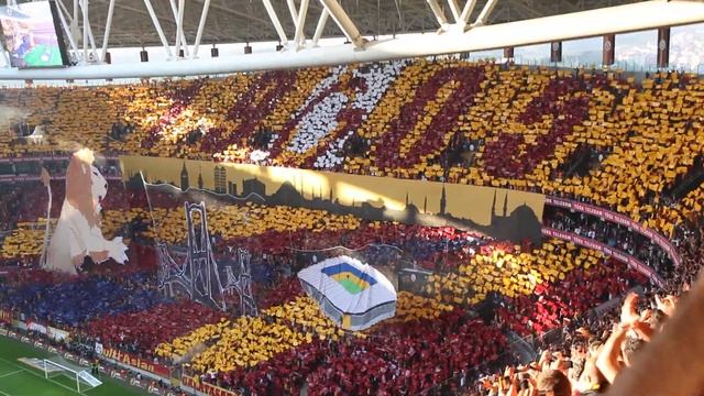 Galatasaray 3D Koreografi - (Fb Maçı) (Tribünden Çekim) - [Full HD] смотреть онлайн
