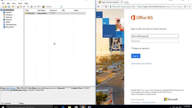 KeePass Auto-Type with Office 365 Account смотреть онлайн