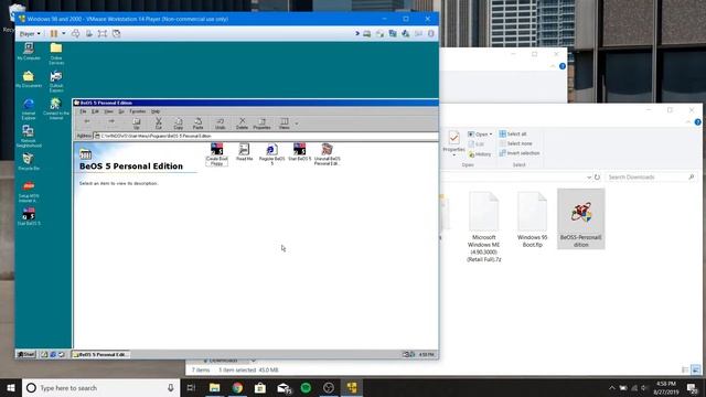 Installing BeOS 5 onto the Windows 98 2000 XP one partition multi-boot смотреть онлайн