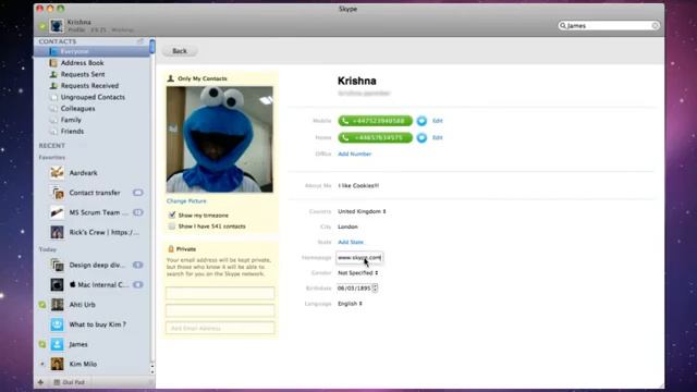 Skype 5.0 Mac Beta смотреть онлайн