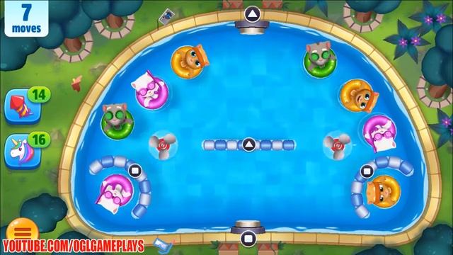 Talking Tom Pool Level 411-421 Walkthrough Gameplay #39 (Android IOS) смотреть онлайн