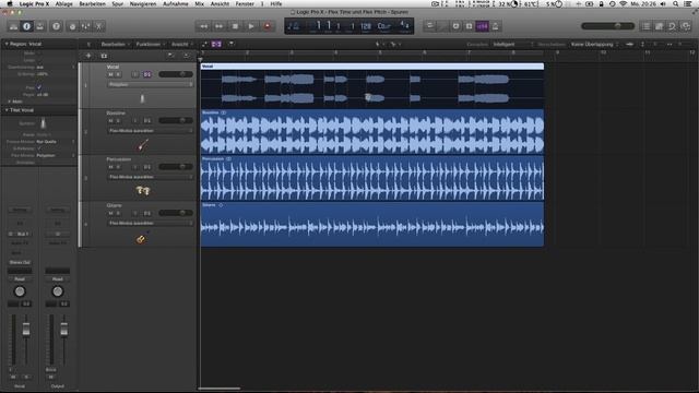 Logic Pro X - Flex Time und Flex Pitch - Teil 5 смотреть онлайн