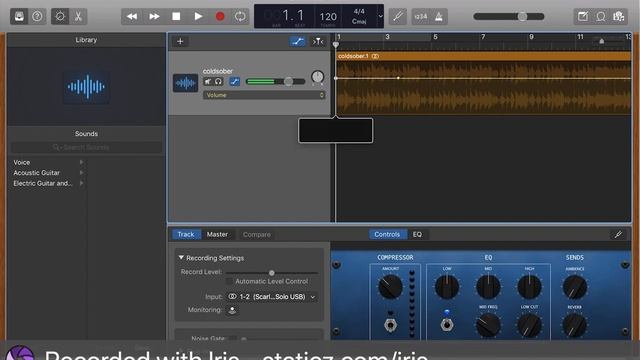 GarageBand - How to Fade in or Fade out audio! (2018 Tutorial Updated) смотреть онлайн