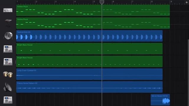 Piano House drop made in GarageBand iOS смотреть онлайн