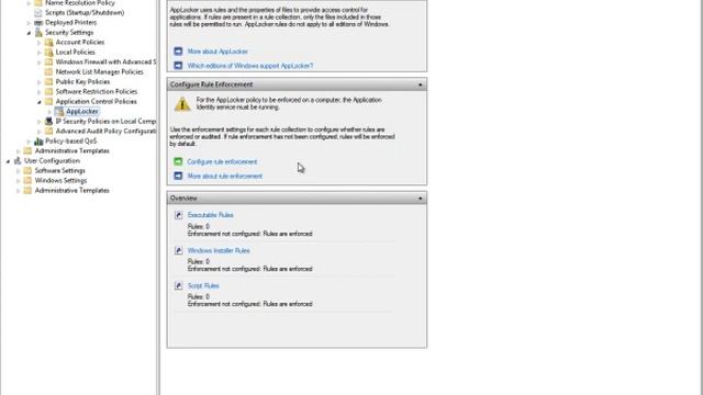 Configuring Windows 7 AppLocker смотреть онлайн
