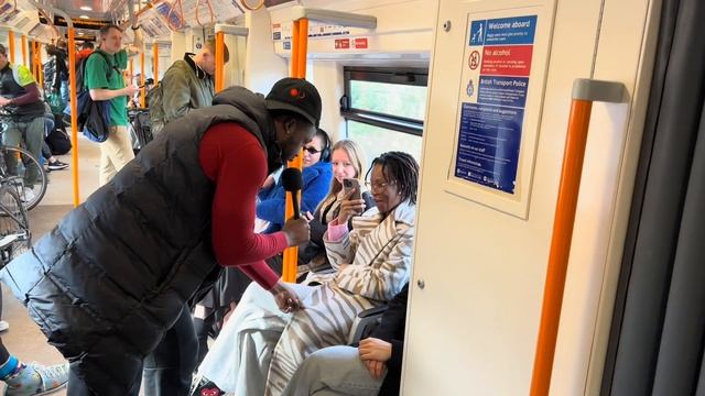 Epic Train Freestyle! Rapping About Strangers On Board 🔥 смотреть онлайн