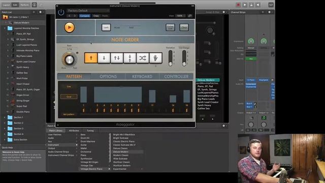 MainStage/Logic Pro Arpeggiator Tutorial- MainStage 3