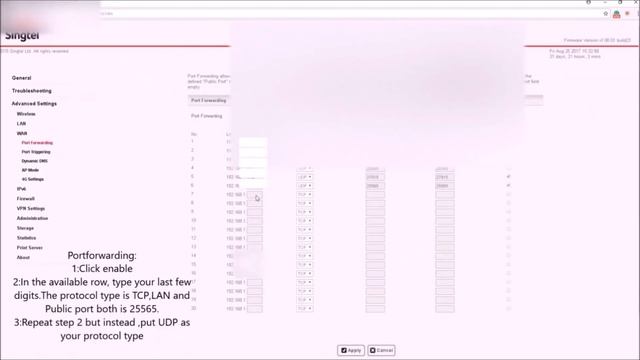 How to portforward MINECRAFT Singtel смотреть онлайн
