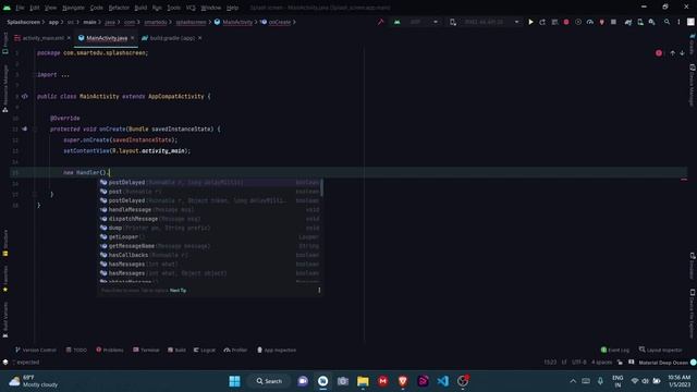 How to create simple splash screen in android studio | Using GIF | Coding on dex смотреть онлайн