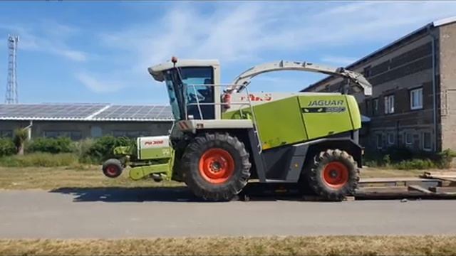 Verladung Claas Jaguar 850 Speedster смотреть онлайн
