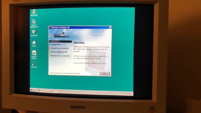 windows 98 first boot multiscan w900 смотреть онлайн