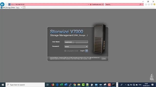 How to login IBM Storwize v7000 datastore using default username password смотреть онлайн