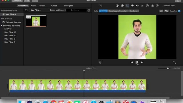 Como fazer Chroma Key ou Fundo Verde no iMovie para Mac смотреть онлайн