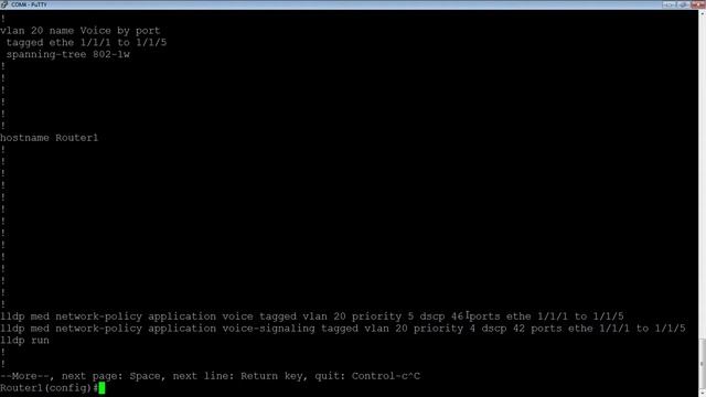 CONFIGURING A BROCADE ICX SWITCH WITH IP PHONES LLDP MED