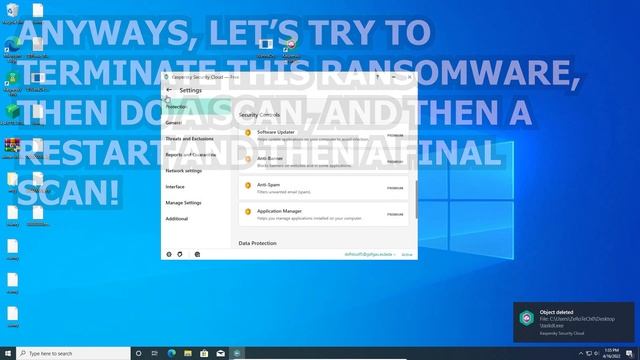 Kaspersky Antivirus VS WannaCry Ransomware Virus! смотреть онлайн