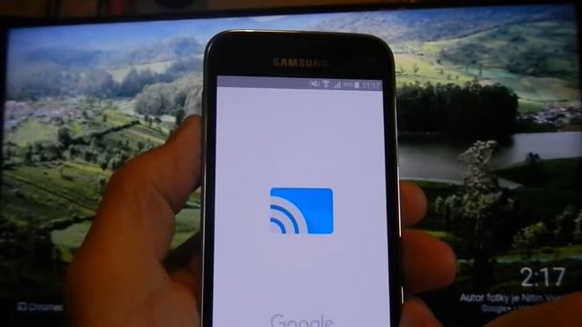 Chromecast Samsung S5 mini, Android 5.1.1 смотреть онлайн