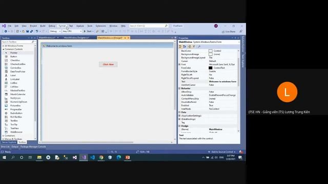 Bài 12 Windows Form Introduction смотреть онлайн