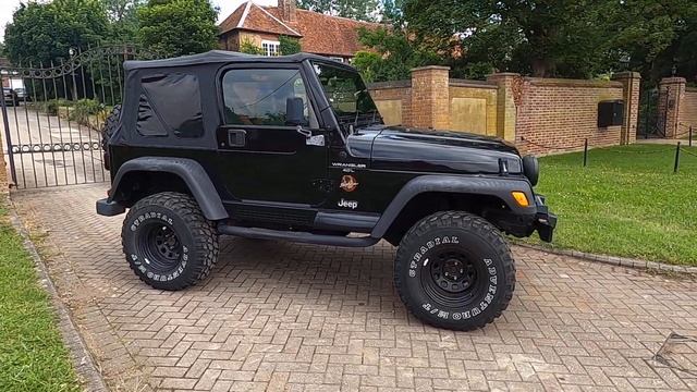 Jeep Wrangler 4.0 Sahara TJ Automatic 1998 Black Lifted - Claridges Cars HD смотреть онлайн