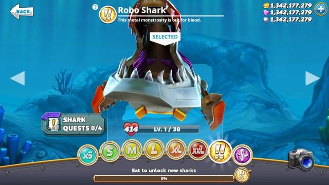 Hungry Shark World - Ancient Megalodon Shark Unlocked - All 39 Sharks Unlocked Hack Gems Coins Mod