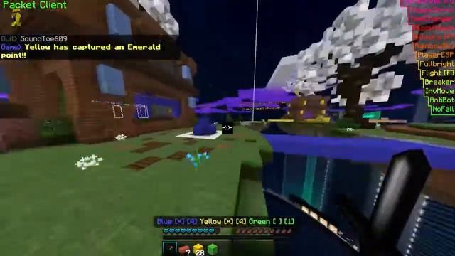 MineplexFly!!! Minecraft Bedrock Hack with Packet Client смотреть онлайн