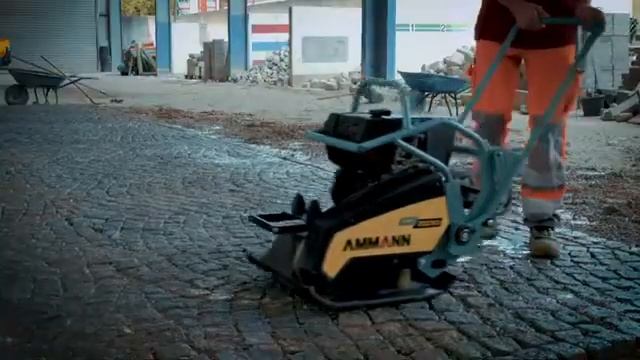 Doska vibracna 95kg+guma AMMANN APF20/50 смотреть онлайн