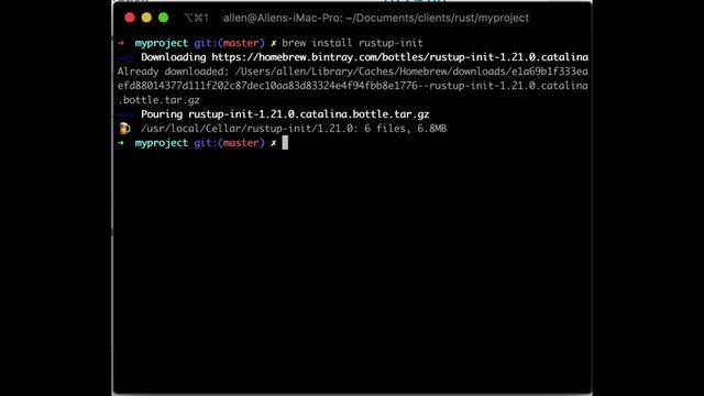 Install Rust on Mac смотреть онлайн