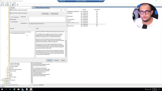 Configuración de directiva de grupo de Windows Hello para empresas en Windows Server 2019 смотреть онлайн