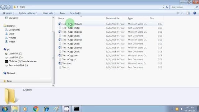 How to copy all specific type of files with DOS/CMD command prompt смотреть онлайн