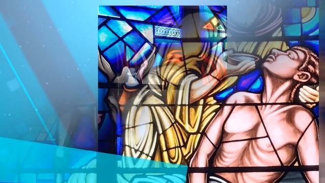 OLM Love your Neighbor as Yourself Stained Glass Window смотреть онлайн