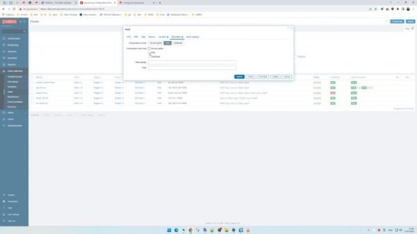 ZABBIX 6.4 | Включение PSK Encryption для  Zabbix Agents 2 ( Passive checks )